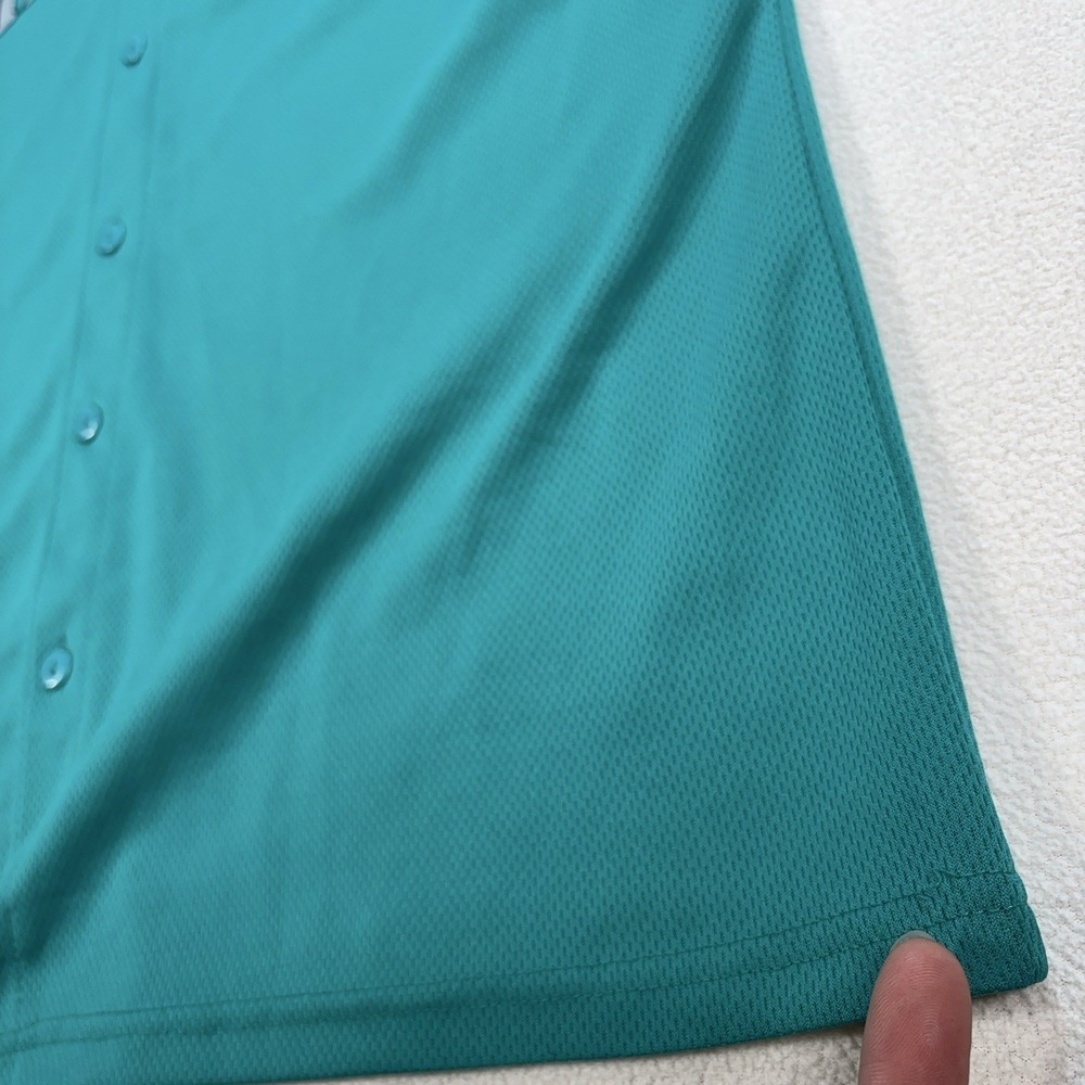 Seattle Mariners Ichiro Baseball Jersey Men's XL Teal 51 Lightweight‎ 2011 - Picture 11 of 13